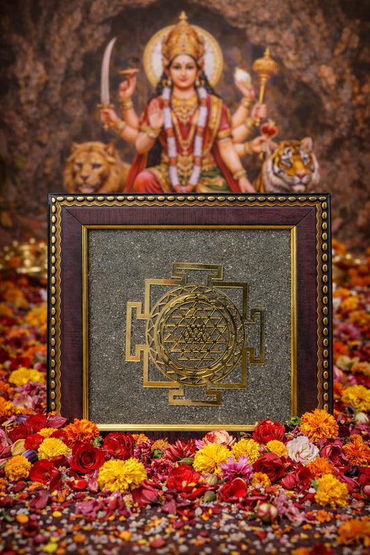 Siddha Pyrite Shri Yantra – Abhimantrit