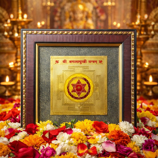 Siddha Pyrite Baglamukhi Yantra – Abhimantrit